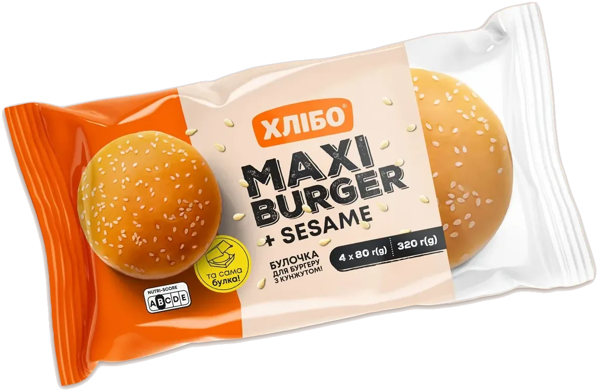 HLIBO Maxi Burger sesame pack