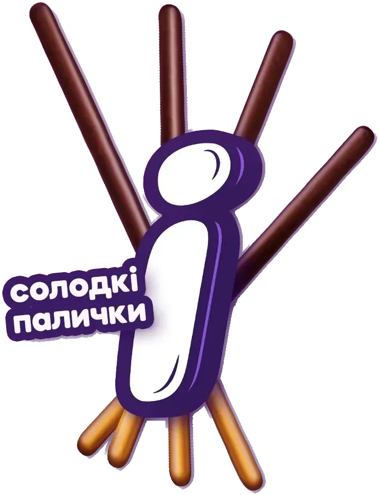 Glazed sticks with the i logo